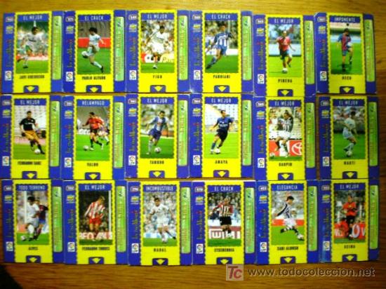 Fu&szlig;ball-Sticker: Magic Cards Mundicromo - Lote de 33 Cracks de la Liga 2005 - nuevos