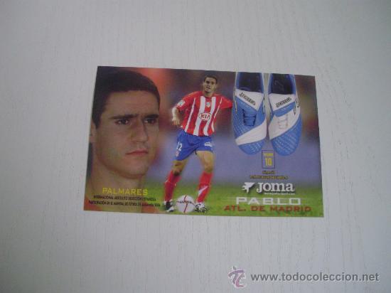 Cromos de f&uacute;tbol: PEGATINA DE PABLO - ATLETICO DE MADRID - Foto 1