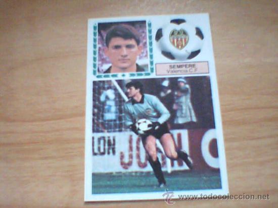 Cromos de f&uacute;tbol: -ESTE 83-84 : SEMPERE ( VALENCIA ) - Foto 1