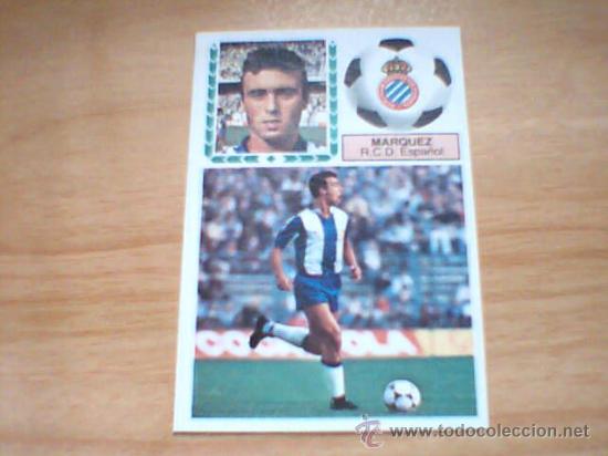 Cromos de f&uacute;tbol: -ESTE 83-84 : MARQUEZ ( ESPA&Ntilde;OL ) - Foto 1