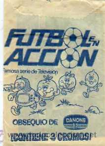 Cromos de f&uacute;tbol: (M) FUTBOL EN ACCION - DANONE 82, SOBRE SIN ABRIR.
