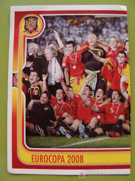 Cromos de f&uacute;tbol: CROMO DE LA COPA CONFEDERACIONES 2009 &iexcl;&iexcl;A POR ELLOS&iexcl;&iexcl; 171 CAMPEONES EUROCOPA 2008. PANINI
