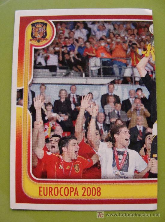 Cromos de Futebol: CROMO DE LA COPA CONFEDERACIONES 2009 &iexcl;&iexcl;A POR ELLOS&iexcl;&iexcl; 169 CAMPEONES EUROCOPA 2008. PANINI