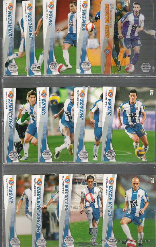 Cromos de f&uacute;tbol: ESPANYOL CROMOS MEGA CRACRACH DE 2008/2009 - Foto 1