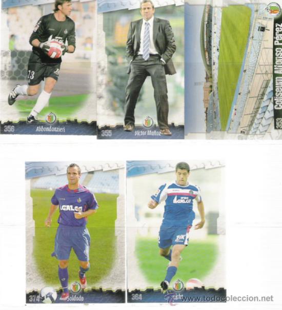 Cromos de f&uacute;tbol: FICHAS DE LA LIGA DE 2009 GETAFE - Foto 1