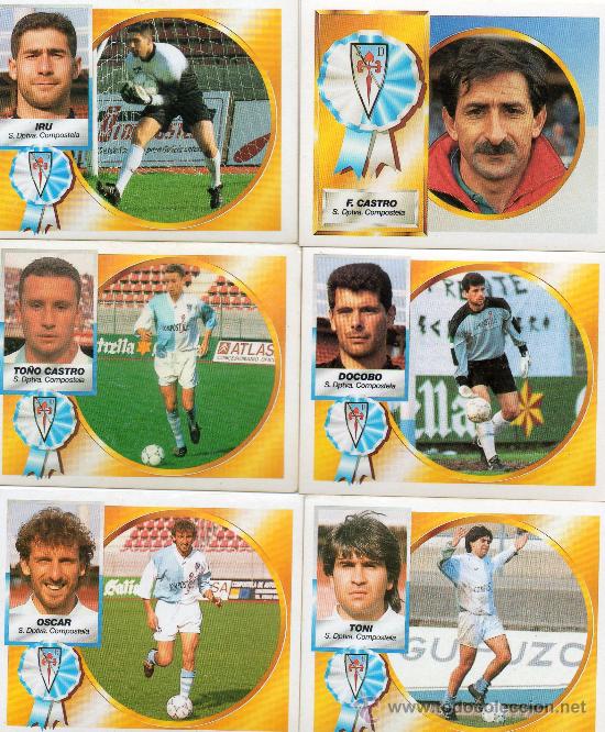Cromos de f&uacute;tbol: Ed. Este 94 - 95 / &Oacute;scar - Compostela (sin pegar) - Foto 1