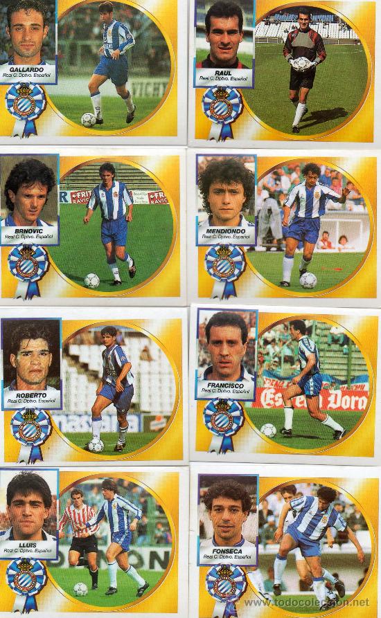 Cromos de f&uacute;tbol: Ed. Este 94 - 95 / Francisco - Espa&ntilde;ol (sin pegar) - Foto 1