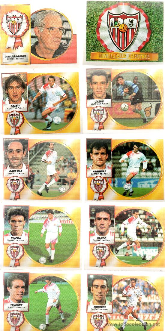 Cromos de f&uacute;tbol: Ed. Este 94 - 95 / Soler - Sevilla (sin pegar) - Foto 1