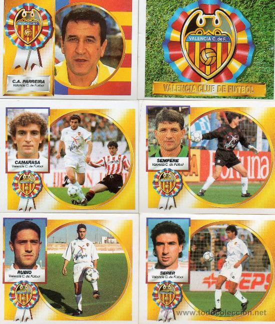 Cromos de f&uacute;tbol: Ed. Este 94 - 95 / Sempere - Valencia (sin pegar) - Foto 1