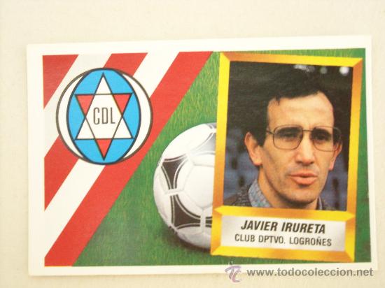 Cromos de f&uacute;tbol: ESTE 88-89  IRURETA  LOGRO&Ntilde;ES 1988-1989  NUEVO - Foto 1