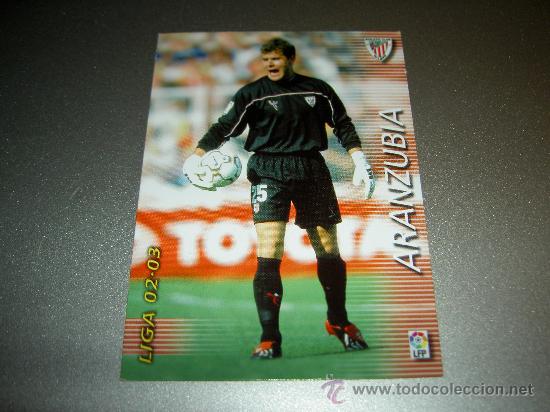 Fu&szlig;ball-Sticker: MEGACRACK 21 ARANZUBIA ATHLETIC BILBAO CROMOS MEGACRACKS LIGA FUTBOL 2002-2003 02-03 PANINI