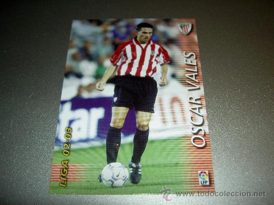 Figurine di Calcio: MEGACRACK 26 OSCAR VALES ATHLETIC BILBAO CROMOS MEGACRACKS LIGA FUTBOL 2002-2003 02-03 PANINI