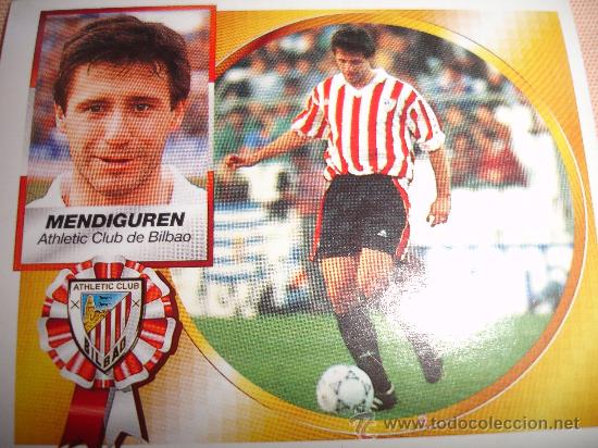 Cromos de f&uacute;tbol: ESTE 94-95 MENDIGUREN - Foto 1