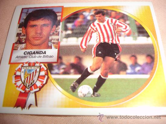 Cromos de f&uacute;tbol: ESTE 94-95 ZIGANDA CIGANDA BILBAO - Foto 1