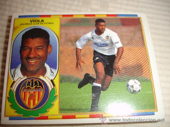 Cromos de f&uacute;tbol: ESTE 96-97  VIOLA VALENCIA - Foto 1
