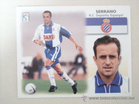 Cromos de f&uacute;tbol: ESTE 99-00  SERRANO  ESPANYOL  1999-2000  NUEVO - Foto 1