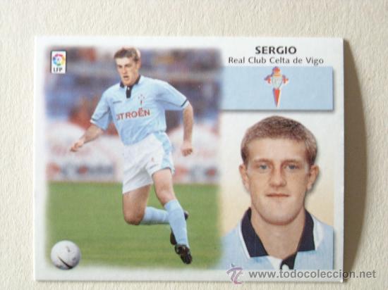 Cromos de f&uacute;tbol: ESTE 99-00  SERGIO  CELTA  1999-2000  NUEVO - Foto 1