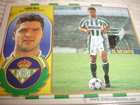 Cromos de f&uacute;tbol: ESTE 96-97 URE&Ntilde;A BETIS - Foto 1