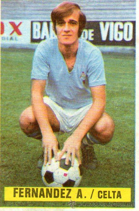 Cromos de f&uacute;tbol: FERNANDEZ AMADO (CELTA) - EDICIONES ESTE 74/75 - NUNCA PEGADO. - Foto 1