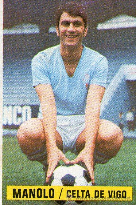 Cromos de f&uacute;tbol: MANOLO (CELTA) - EDICIONES ESTE 74/75 - NUNCA PEGADO. - Foto 1