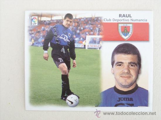 Cromos de f&uacute;tbol: ESTE 99-00  RAUL  NUMANCIA  1999-2000  NUEVO - Foto 1