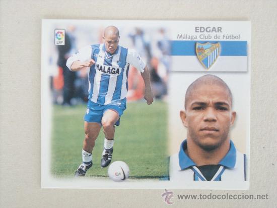 Cromos de f&uacute;tbol: ESTE 99-00  EDGAR  MALAGA  1999-2000  NUEVO - Foto 1