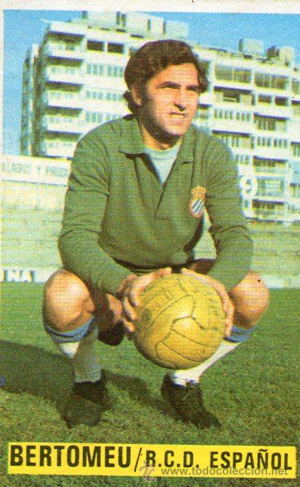 Cromos de f&uacute;tbol: BERTOMEU (ESPA&Ntilde;OL) - EDICIONES ESTE 74/75 - NUNCA PEGADO. - Foto 1