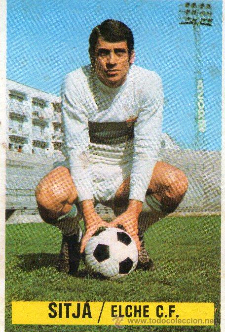 Cromos de f&uacute;tbol: SITJ&Agrave; (ELCHE) - EDICIONES ESTE 74/75 - NUNCA PEGADO. - Foto 1