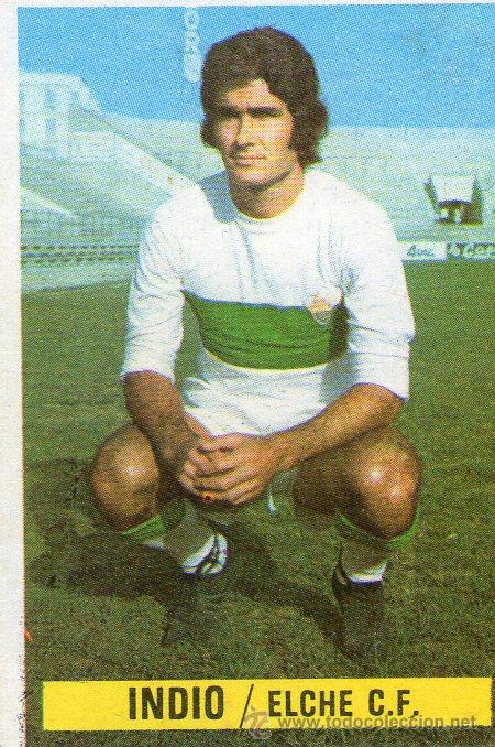 Cromos de f&uacute;tbol: INDIO (ELCHE) - EDICIONES ESTE 74/75 - NUNCA PEGADO. - Foto 1