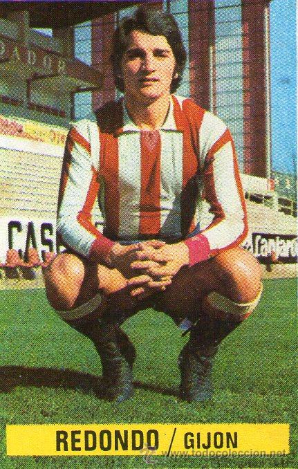 Cromos de f&uacute;tbol: REDONDO (SPORTING) - EDICIONES ESTE 74/75 - NUNCA PEGADO. - Foto 1