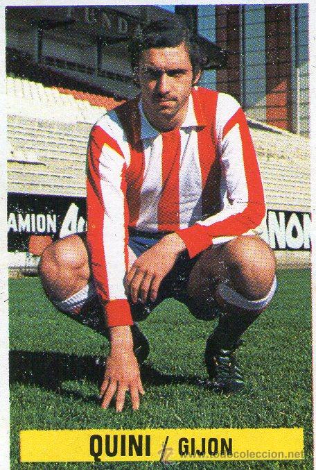 Cromos de f&uacute;tbol: QUINI (SPORTING) - EDICIONES ESTE 74/75 - NUNCA PEGADO. - Foto 1