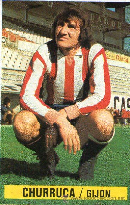 Cromos de f&uacute;tbol: CHURRUCA (SPORTING) - EDICIONES ESTE 74/75 - NUNCA PEGADO. - Foto 1