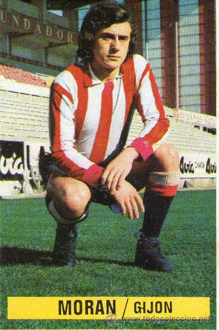 Cromos de f&uacute;tbol: MORAN (SPORTING) - EDICIONES ESTE 74/75 - NUNCA PEGADO. - Foto 1