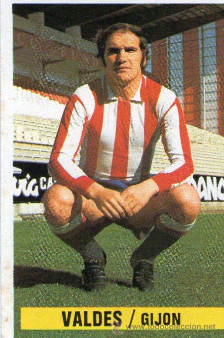 Cromos de f&uacute;tbol: VALDES (SPORTING) - EDICIONES ESTE 74/75 - NUNCA PEGADO. - Foto 1
