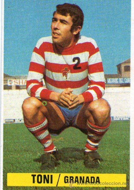 Cromos de f&uacute;tbol: TONI (GRANADA) - EDICIONES ESTE 74/75 - NUNCA PEGADO. - Foto 1