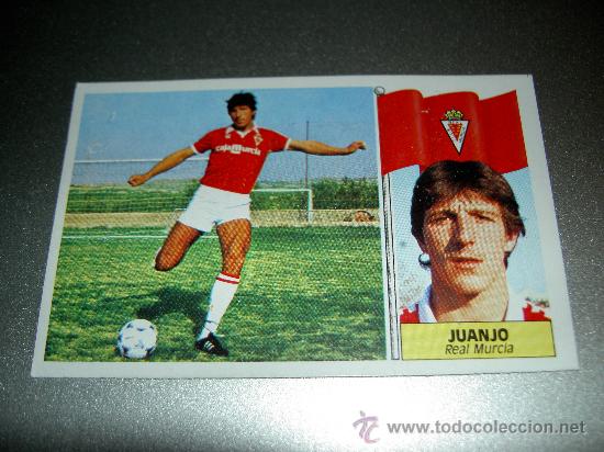 Fu&szlig;ball-Sticker: CROMO JUANJO MURCIA CROMOS ALBUM FUTBOL EDICIONES ESTE LIGA 1986-1987 86-87