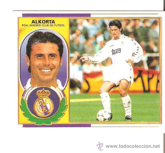 Cromos de f&uacute;tbol: EDICIONES ESTE 96-97 ALKORTA  (R.MADRID) - Foto 1