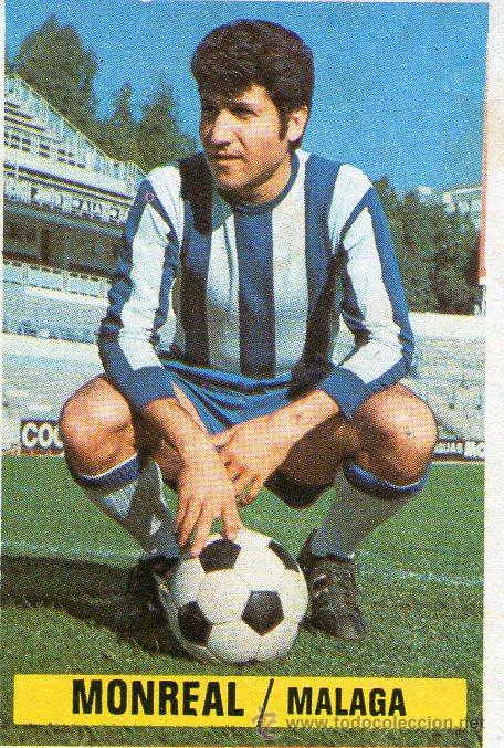 Cromos de f&uacute;tbol: MONREAL (M&Aacute;LAGA) - EDICIONES ESTE 74/75 - NUNCA PEGADO. - Foto 1