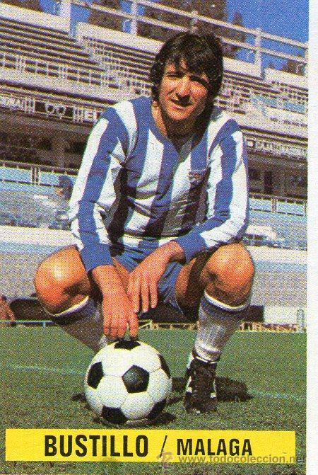 Cromos de f&uacute;tbol: BUSTILLO (M&Aacute;LAGA) - EDICIONES ESTE 74/75 - NUNCA PEGADO. - Foto 1