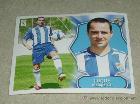 Cromos de f&uacute;tbol: ESTE 08-09 : LUQUE  ( MALAGA )  -- COLOCA --                             ESTE 2008-2009 - Foto 1