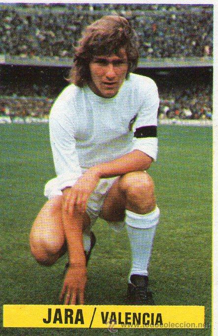 Cromos de f&uacute;tbol: JARA (VALENCIA) - EDICIONES ESTE 74/75 - NUNCA PEGADO. - Foto 1