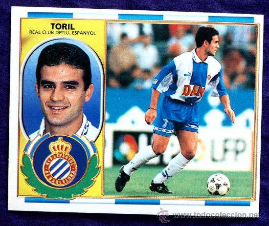 Cromos de f&uacute;tbol: TORIL - DEL ESPA&Ntilde;OL - 1995-96 - Ediciones Este - Foto 1
