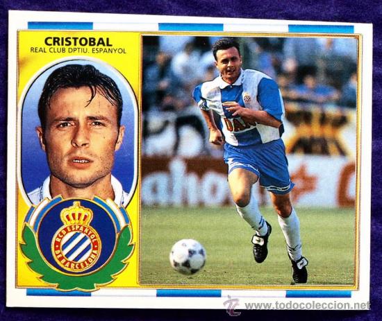 Cromos de f&uacute;tbol: CRISTOBAL - DEL ESPA&Ntilde;OL - 1995-96 - Ediciones Este - Foto 1