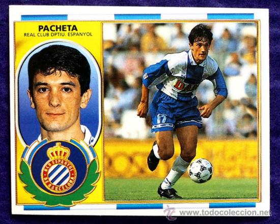 Cromos de f&uacute;tbol: PACHETA - DEL ESPA&Ntilde;OL - 1995-96 - Ediciones Este - Foto 1