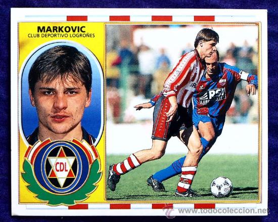 Cromos de f&uacute;tbol: Logro&ntilde;es - MARKOVIC - 1996-1997, 96-97 - Ediciones Este - Nunca Pegado - - Foto 1