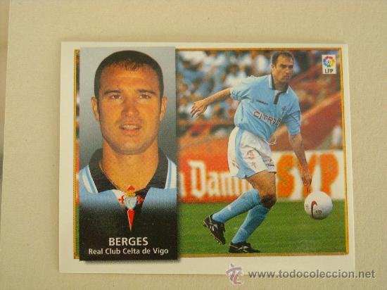 Cromos de f&uacute;tbol: ESTE 98-99 BERGES CELTA 1998-1999 NUEVO - Foto 1