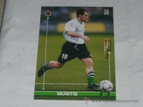 Cromos de f&uacute;tbol: -MEGAFICHAS 03-04 : 252 MUNITIS ( SANTANDER ) -- BAJA -- - Foto 1