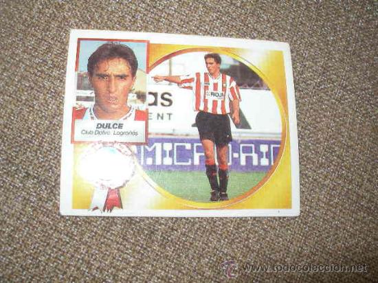 Cromos de f&uacute;tbol: ESTE 1994 1995 FUTBOL LOGRO&Ntilde;ES DULCE - Foto 1