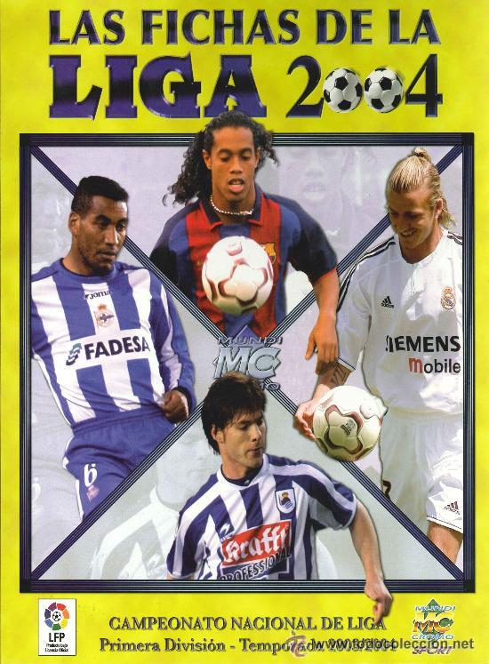 Fu&szlig;ball-Sticker: FICHA DE LA LIGA 2004 MUNDICROMOS FUTBOL CLUB BARCELONA 159 INDICE 2