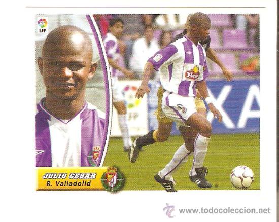 Cromos de f&uacute;tbol: EDICIONES ESTE 2003-2004 JULIO CESAR (VALLADOLID) COLOCA - Foto 1